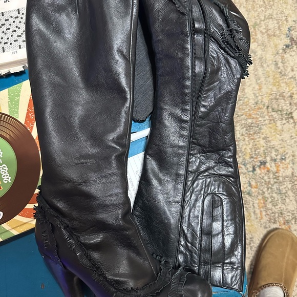 Chie mihara black ruffle boots - Picture 2 of 4